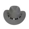 Sombreros para Hombre Transfronterizos, Sombreros Vaqueros Occidentales Europeos y Americanos, Sombreros de Jazz de Lana, Sombreros de Sol para Mujer para Exteriores, Sombreros Negros para Adultos
