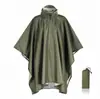 Capa de Chuva Poncho Multifuncional Três em Um para Uso Externo, Impermeável Portátil Leve Peça Única para Ciclismo e Montanhismo