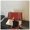 Estilo Coreano Transfronterizo 2026 Moda Retro Cadena Nuevo Color Sólido Casual Simple Bolso Cruzado Francés de Hombro Único Debajo del Brazo