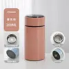 Taza Aislada de Acero Inoxidable Medición Inteligente de Temperatura con Pantalla Digital Taza de Bolsillo Portátil para Hombres y Mujeres Viajes al Aire Libre Aislamiento Frío Agua Helada