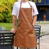 Delantal de cocina, hogar, restaurante, floristería, peluquería, tienda de té con leche, manicura, delantal de mezclilla, ropa de trabajo, logotipo personalizado