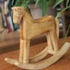 Caballo mecedor de juguete de estilo francés, decoración campestre americana, estilo pastoral, objeto antiguo retro, decoración del hogar, accesorios de fotografía
