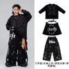 Ropa de Calle Moderna para Niños Hip Hop Moderna Genial Moda para Niños Conjunto Genial Niños Geniales hiphop Baile Batería Set de Baile Actuación