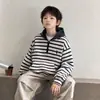 Ropa para niños, sudadera con capucha de otoño para niños, nuevo estilo 2026, colección de primavera y otoño, top de otoño elegante para niños mayores