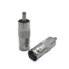 Adaptador de video para cámara de vigilancia RCA a BNC, conector macho RCA a hembra BNC a cámara de TV.