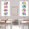 Arranjo de Cena Dia das Crianças Arranjo de Sala de Aula de Jardim de Infância Decoração Arranjo de Portão Penduricalhos Atmosféricos Pendurados na Porta da Loja