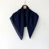 Bufanda Cuadrada Sencilla y Elegante de Color Sólido para Primavera-Verano Estilo 70s, Bufanda de Terciopelo con Patrón de Espiga, Bufanda de Cuello Versátil de Alta Gama, Pañuelo para la Cabeza de Algodón y Lino