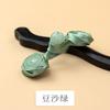 Botones de Hebilla Cheongsam, Botones de Jade Estilo Retro con Diamantes Rosa, Botones Tejidos a Mano, Hermosos Botones Decorativos de la Dinastía Han