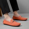 Sapatos masculinos de primavera e verão tremolo transmissão ao vivo novo comércio exterior quente plus size sapatos masculinos ao ar livre couro genuíno mocassins masculinos respiráveis