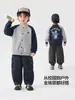 Chaqueta de Béisbol Europea Derecha para Niño Ropa de Abrigo de Otoño 2026 Nueva Ropa para Niños Niños Bebé Niño Pequeño Estilo Primavera Otoño Top para Niño