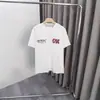 Primavera/Verão 2026 Nova Linha Ow Padrão Flecha Gola Redonda Suéter Manga Curta Estilo Unissex Atacado Dropshipping