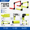 Set de vallas de alta resistencia para entrenamiento de fútbol, soporte pequeño de vallas para niños, soporte de vallas plegable, equipo de entrenamiento de fútbol