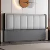 Cabecero tapizado suave, panel de respaldo ultradelgado para dormitorio en casa, de pie, lujo ligero, no requiere instalación, cabecero convertido estilo tatami
