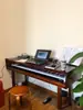 Mesa de piano Banco de trabajo escritura mesa de piano de madera maciza piano eléctrico Banco de trabajo mesa de estudio estudio de grabación mesa de teclado de afinación