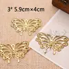 Peças de Flor de Metal Estilo Antigo, Flores Borboleta, Crescente de Pavão, Grampo de Cabelo Coroa de Fênix DIY Feito à Mão, Ornamento de Cabelo, Materiais de Acessório de Cabelo