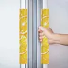 Fundas Decorativas para Manijas de Tela con Temática de Frutas de Primavera, Fundas de Dibujos Animados para Manijas de Refrigerador, Fundas Decorativas Protectoras para Manijas de Puerta de Microondas