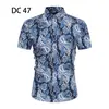 2023 Comercio Exterior Transfronterizo Nueva Camisa de Manga Corta para Hombre Estilo Coreano Moda Juvenil Casual Camisa Estampada para Hombre