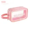Bolsa de Higiene Pessoal de Camada Dupla com Separação Seca e Úmida, Bolsa de Armazenamento de Skincare à Prova d'Água de Grande Capacidade, Bolsa de Maquiagem Portátil Multifuncional para Viagem