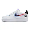Tênis Nike Oficial Air Force One Clássico Wheat Baixo Masculino e Feminino Outono/Inverno 2024 Pequenos Sapatos Brancos Af1 Sapatos Putian