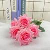 Decoración de Boda Flores de Rosa Artificiales con Tacto Realista y Humedad, Ramas de Flores para el Día de San Valentín, Arreglos para Jarrones en Casa, Flores Falsas, Al Por Mayor en Stock