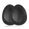 Almofada de couro PU para os pés, metatarso do antepé, almofada de absorção de choque macia, meio código, adesivo, palmilha antiabrasão e autoadesiva