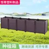 Set combinado de maceta de plástico con malla de ratán personalizada para plantación de verduras en casa, cultivo de verduras en azoteas y caja de plantación para enverdecimiento