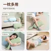 Almohada Transpirable con Forma de Gato de Seda de Hielo para que Duerman las Niñas, Almohada para Piernas para Dormir de Lado, Almohada Transfronteriza