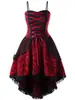 Tallas grandes europeas y americanas Amazon wish AliExpress eBay tirantes vintage tira de encaje vestido de gran vuelo irregular