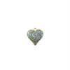 1 Corazón Aceite Goteante Brillo DIY Pulsera de Aleación de Zinc Collar Pendientes Llavero Colgante Accesorios de Joyería Corazón