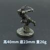 Cobre Blanco Arthur Soldado Rey Modelo Legendario Shogun Samurai Juguete Regalo Personalidad de Hombres Juego de Mesa Pieza de Ajedrez Adornos Auricular