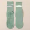 Calcetines de Yoga, Calcetines Antideslizantes Profesionales de Media Pantorrilla, Fitness en Interiores, Cuerda para Saltar, Pilates, Deportes para Mujer, Fitness, Calcetines para Piso de Baile