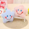 Pestañas Rellenas Cara Sonriente Estrella Colgante Tres Ojos Dibujos Animados Broche Accesorios DIY Accesorios para el Cabello Accesorios para Ropa Venta al por Mayor