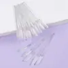 Set de Cepillo Desechable para Pestañas y Peine para Cejas Estilo Tiktok, Mango de Plástico de Cristal Transparente, Herramientas de Belleza Coloridas