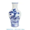 Jingdezhen Porcelana Azul y Blanca Jarrón Pequeño Tarro General Azul y Blanco Chino Tarro de Melón de Invierno Jarrón Decorativo para Sala de Estar Adornos de Jarrón