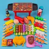 Casa de Brinquedo Vermelha Online para Meninas, Casa de Brincar Infantil, Simulação de Fast Food, Churrasco, Cozinha, 3 anos, 4 anos, 5 anos, 6 anos, 7 anos