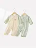Ropa para Bebé Recién Nacido Mameluco sin Costuras para Bebé de Pecho Traje de Verano para Gateo de Bebé Mameluco Delgado Estilo Mariposa Mono para Recién Nacido