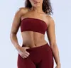 Sutiã Esportivo Seamless Europeu e Americano Dfyne com Tiras Finas Duplas, Lindo Design Costas Nuas, Top de Yoga Sem Alças