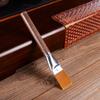 Cepillo para té, Pincel para tetera que no suelta pelo, Cepillo de madera maciza de ébano, Cepillo limpiador de bandeja de té, Juego de té, Accesorios para ceremonia del té al por mayor