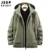 Chaqueta Gruesa 3 en 1 para Hombre Otoño/Invierno 2022 con Forro de Polar Cálido, Set de Dos Piezas con Capucha Desmontable
