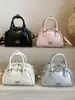 Bolso de mano de nicho de moda estilo coreano Shuai Mi Jia para mujer, nuevo bolso cruzado casual retro de verano de un solo hombro