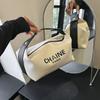 Nova bolsa de cosméticos pequena estilo Chanel, bolsa de viagem portátil para armazenamento, bolsa de higiene, bolsa clutch de moda europeia e americana