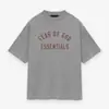 Marca Americana Tendência Essenciais Camiseta Casual Solta de Manga Curta com Estampa de Letras para Homens e Mulheres Tops de Casal