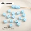 Bolsa pequeña de cubos de queso de colores variados, colgante para teléfono móvil pequeño, joyería, pendientes, pulsera, accesorios de cuentas DIY, cuentas sueltas de colores