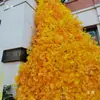 Atmosfera de outono folha de ginkgo realista videira decorativa folha de bordo cenário de vitrine de outono decoração arranjo de cena criação ambiental
