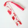 Marcador de páginas acrílico transparente Marcador de páginas de flor Material escolar para estudiantes Papelería Regalos Regalos creativos Estilo popular transfronterizo