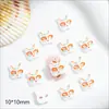 Accesorios para Uñas Artísticas Mascarilla de Zorro Linda de Dibujos Animados Animales Uñas Artísticas Decoración de Uñas DIY Estilo Ins Accesorios para Uñas Venta al por Mayor