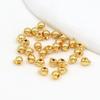 Pulsera DIY Bobina Abrazadera Hebilla de Ubicación Hebilla Olla a Presión Chapado Oro Real 18K Color Oro 14k Cuenta de Ubicación Pocle B93