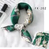Moda Coreana 2020 Bufanda Pequeña Estampada de Seda Bufanda Cuadrada Pequeña Bufanda Decorativa Profesional para Mujer