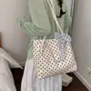 2026 Verão Nova Moda Para Ir ao Trabalho Grande Capacidade Bolinhas Bolsa de Ombro Transversal Tote Bolsa Feminina Atacado