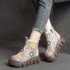 Sandalias Romanas Gladiator de Moda con Temperamento 2026 Suela Gruesa Sandalias Ligeras para Mujer Plataforma Retro Sandalias Huecas Transpirables